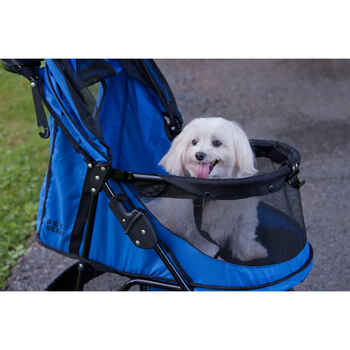 Pet Gear Happy Trails No Zip Pet Stroller - Sapphire