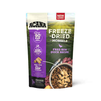 ACANA Freeze-Dried Dog Food Morsels Free-Run Duck Recipe Dog Food Topper 8 oz Bag product detail number 1.0