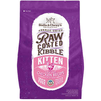 Stella & Chewy's Chicken Flavored Raw Coated Cage-Free Kitten Dry Cat Food 2.5 lb product detail number 1.0