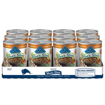Blue Buffalo Blue's Stew Hunter's Stew Wet Dog Food 12.5 oz Can - Case of 12