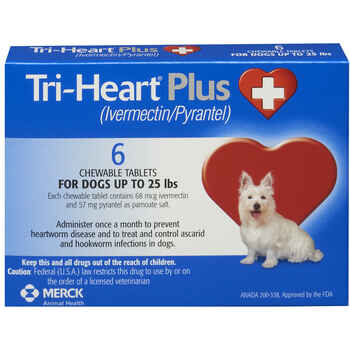 Tri-Heart Plus 6pk Blue 1-25 lbs product detail number 1.0