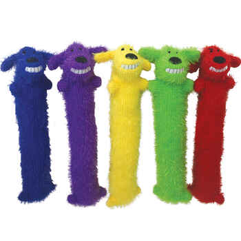 Multipet Loofa Shaggy Dog Toy 12" Assorted Colors