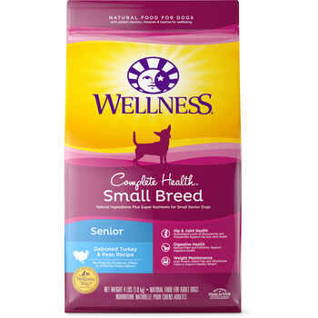 Wellness Small Breed Senior Turkey & Peas for Dogs 4lb product detail number 1.0