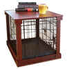 Merry Products Dog Crate with Wooden Cover