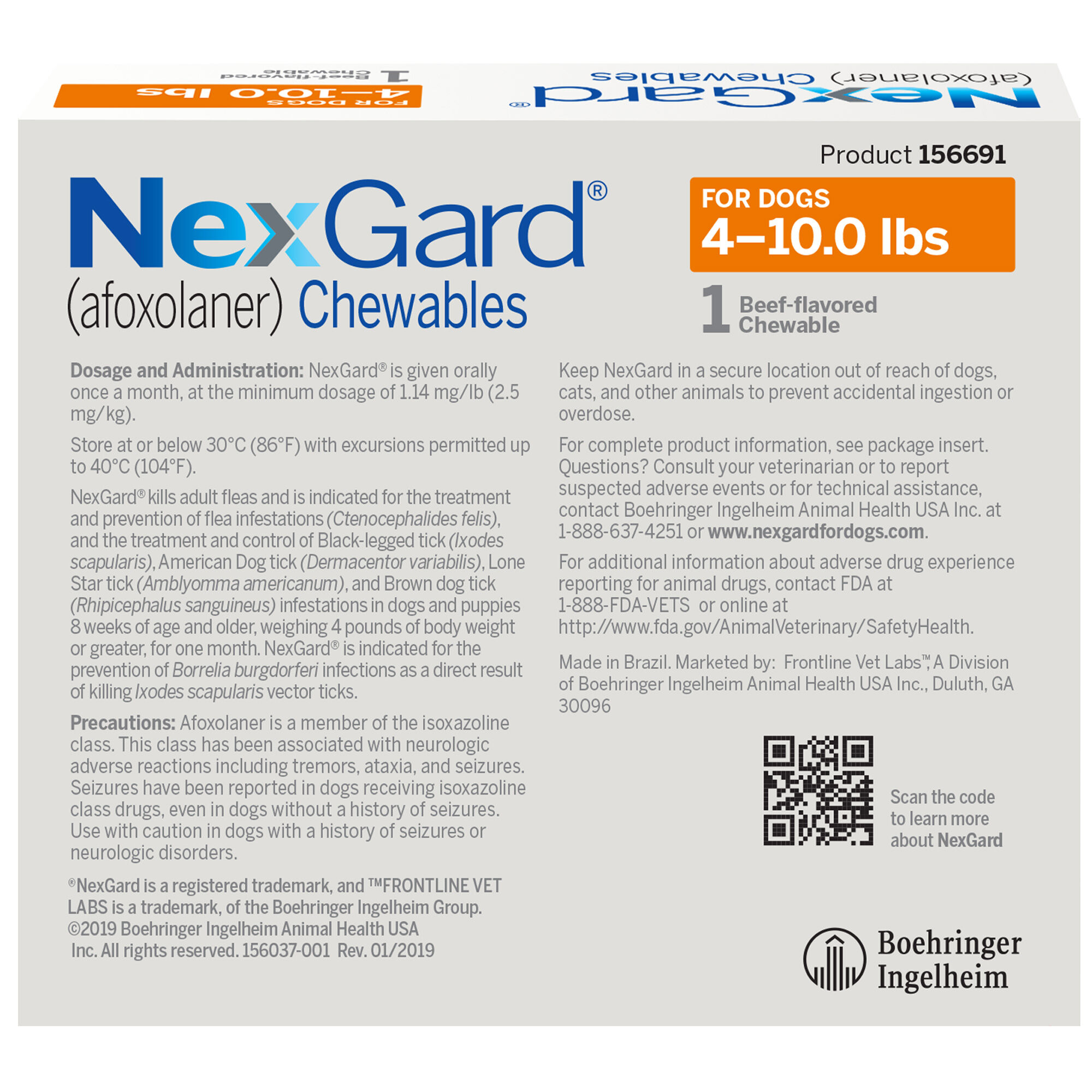 nexgard 60 lbs
