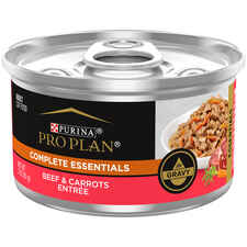 Purina Pro Plan Adult Complete Essentials Beef & Carrots in Gravy Entree Wet Cat Food -product-tile