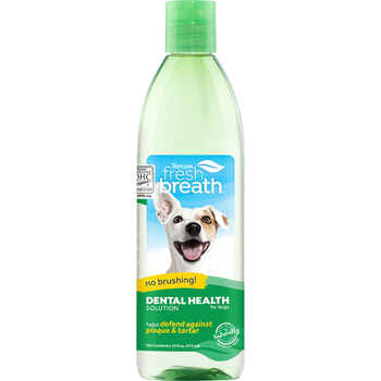 TropiClean Fresh Breath Oral Care Water Additive for Dogs 16 oz product detail number 1.0