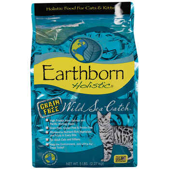 Earthborn Holistic Wild Sea Catch Grain Free Dry Cat Food 6 lb Bag product detail number 1.0
