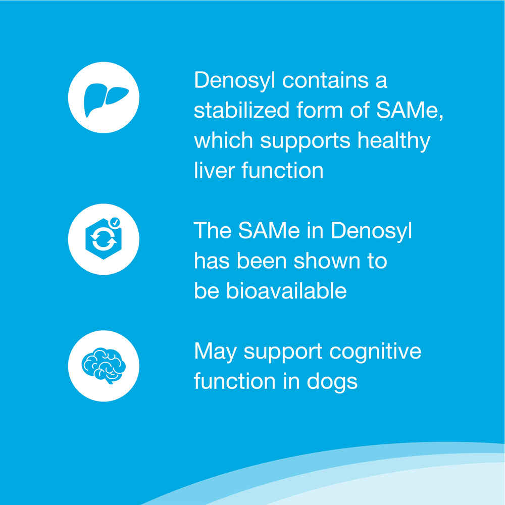 Nutramax Denosyl Liver and Brain Health Supplement, With S-Adenosylmethionine (SAMe)