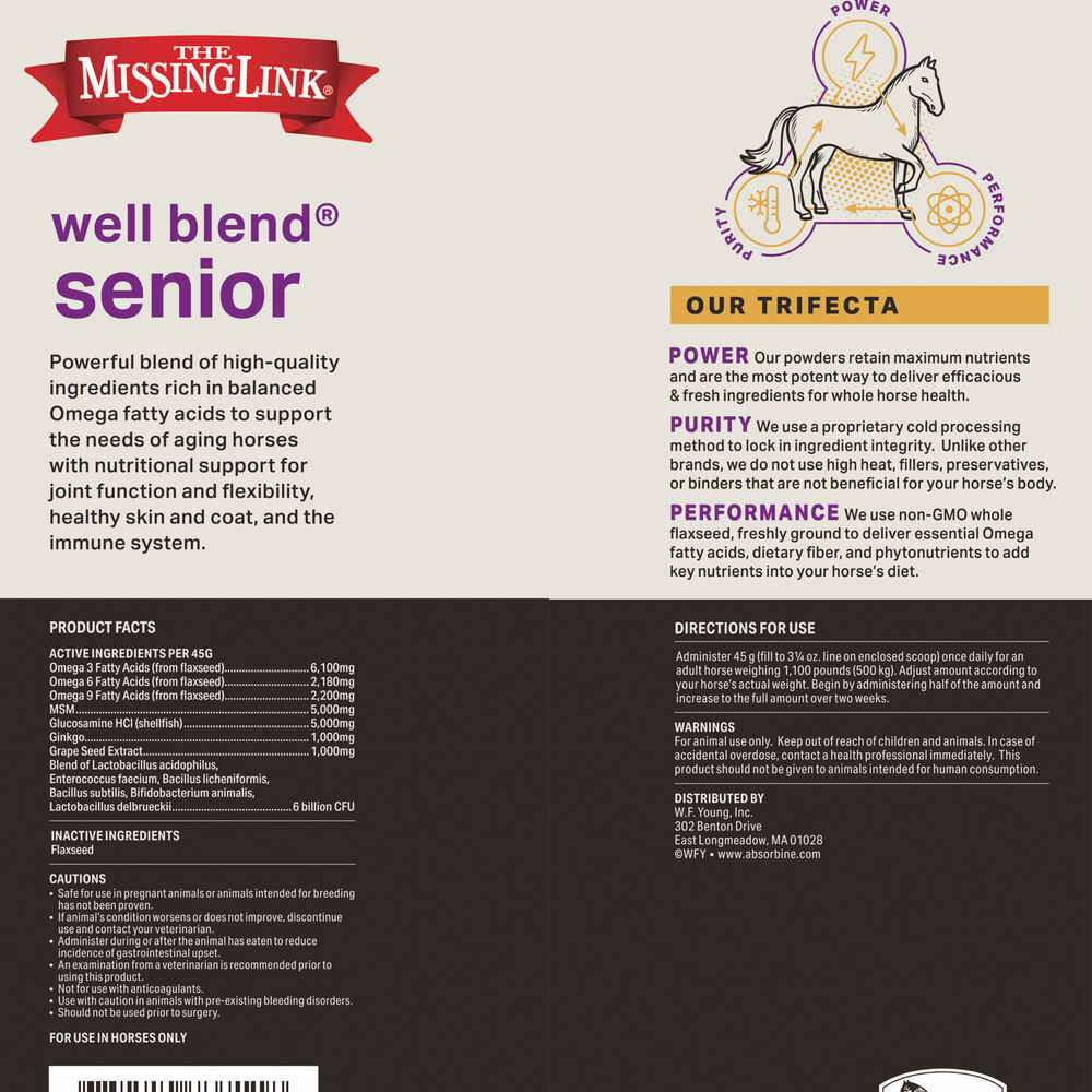 The Missing Link Well Blend® Senior Equine Supplement Powder
