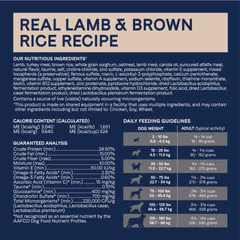 Canidae PURE Wholesome Grains Lamb & Brown Rice Recipe Dry Dog Food 22 lb Bag