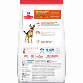 Hill's Science Diet Adult 6+ Large Breed Chicken Meal, Barley & Brown Rice Dry Dog Food - 15 lb Bag