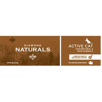 Diamond Naturals Active Cat Chicken Meal & Rice Dry Cat Food