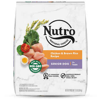 Nutro Natural Choice Senior Chicken & Brown Rice Recipe Dry Dog Food 13 lb Bag product detail number 1.0