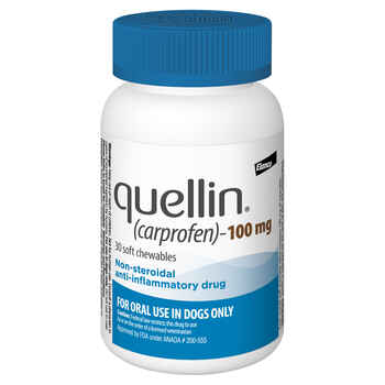 Quellin Carprofen Soft Chew - Generic to Rimadyl 100 mg chewables 30 ct product detail number 1.0
