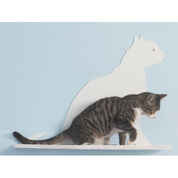 Refined Feline Cat Silhouette Cat Perches