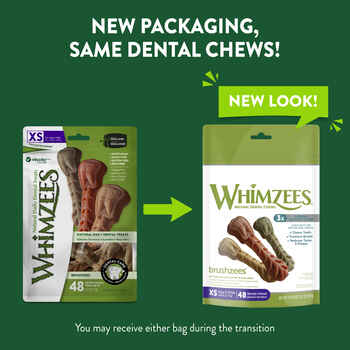 Whimzees® Brushzees® All Natural Daily Dental Treats For Dogs
