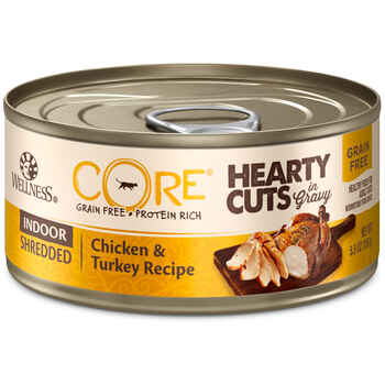 Wellness CORE Grain Free Indoor Chicken & Turkey Wet Cat Food 5.5-Ounce Can (Pack of 24) product detail number 1.0