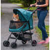 Pet Gear Happy Trails No Zip Pet Stroller - Pink Diamond