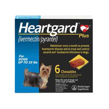 Heartgard Plus Chewables 6pk Blue 1-25 lbs product detail number 1.0