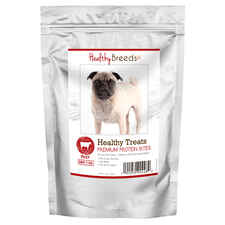 Healthy Breeds Pug Healthy Treats Premium Protein Bites Beef Dog Treats-product-tile