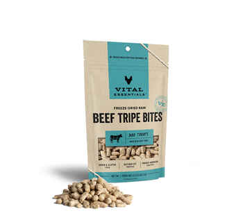 Vital Essentials Freeze Dried Beef Tripe Vital Treats for Dogs 2.3 oz Bag product detail number 1.0