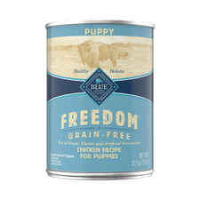 Blue Buffalo Freedom Puppy Grain-Free Chicken Recipe Wet Dog Food 12.5 oz Can - Case of 12-product-tile