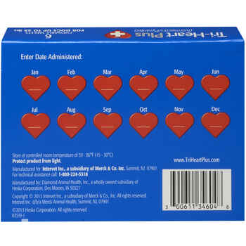 Tri-Heart Plus 6pk Blue 1-25 lbs