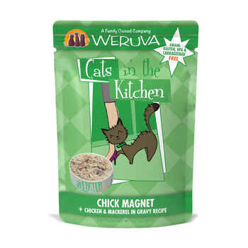 Weruva Cats In the Kitchen Chicken Magnet Pouches For Cats 3oz Pouch, Pack of 12 product detail number 1.0