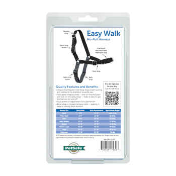 PetSafe Easy Walk Harness No Pull Dog Harness - Extra Large - Black/Silver