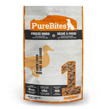 PureBites Freeze-Dried Dog Treats Duck Liver  2.6 oz product detail number 1.0