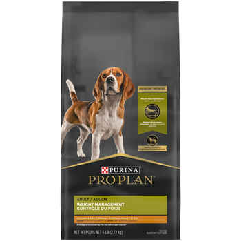 Purina Pro Plan Adult Weight Management Chicken & Rice Formula Dry Dog Food 6 lb Bag product detail number 1.0