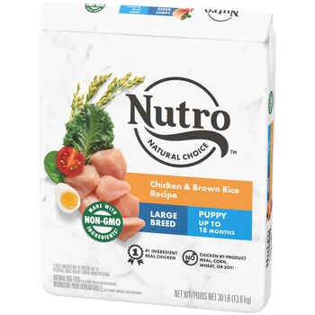 Nutro Natural Choice Large Breed Puppy Chicken & Brown Rice Recipe Dry Dog Food 30 lb Bag