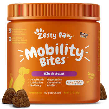 Zesty Paws Mobility Bites for Dogs Bacon - 90ct product detail number 1.0