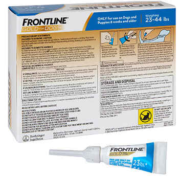 Frontline Gold 3 pk Dog Small 5-22 lbs