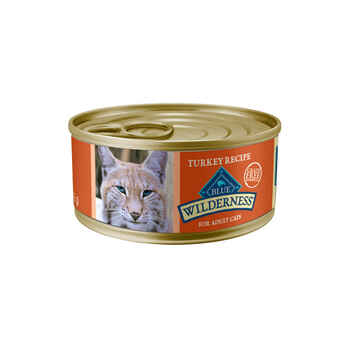 Blue Buffalo BLUE Wilderness Turkey Recipe Adult Wet Cat Food 5.5 oz Can - Case of 24 product detail number 1.0