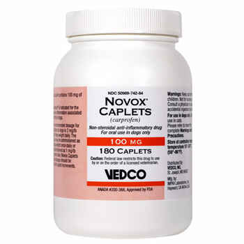 Novox Carprofen - Generic to Rimadyl 100 mg Caplets 180 ct product detail number 1.0