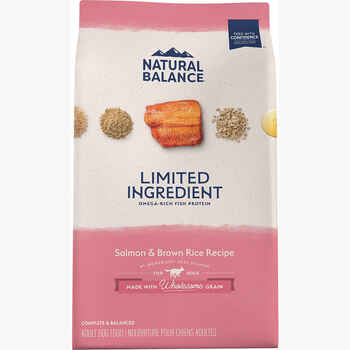 Natural Balance® Limited Ingredient Salmon & Brown Rice Recipe Dry Dog Food 4 lb Bag product detail number 1.0