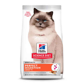 Hill's Science Diet Adult 7+ Perfect Digestion Chicken Recipe Dry Cat Food - 3.5 lb Bag product detail number 1.0