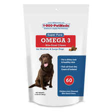 Super Pure Omega 3 Bite-Sized Chews Med & Large Dogs 60 ct-product-tile