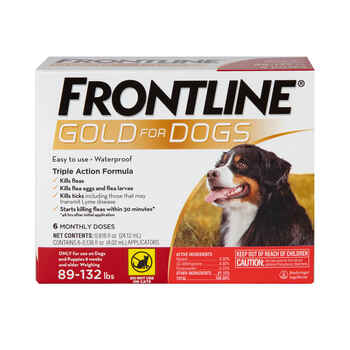 Frontline Gold 6 pk Dog X-large 89-132 lbs product detail number 1.0