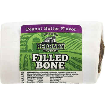 Redbarn Peanut Butter Flavor Filled Bone For Dogs 3" Small product detail number 1.0