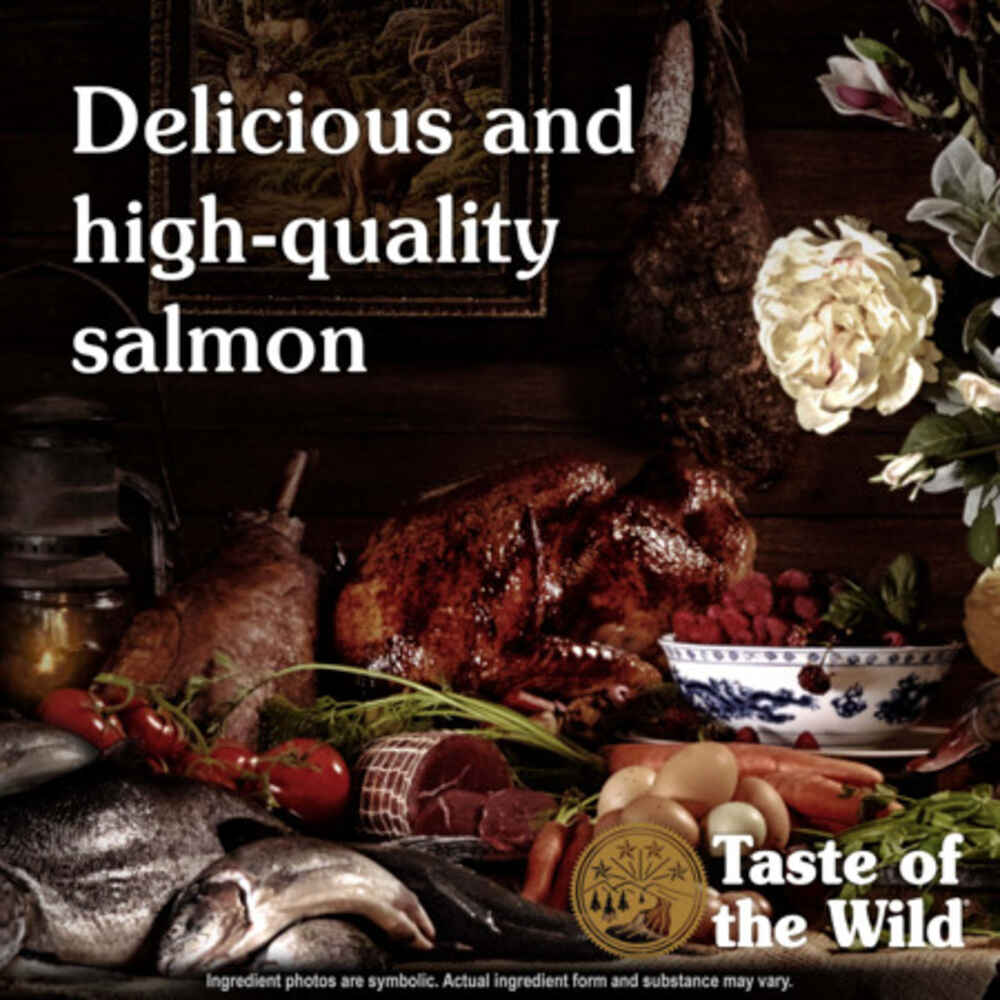 Taste of the Wild Pacific Stream Puppy Recipe Smoke-Flavored Salmon Dry Dog Food