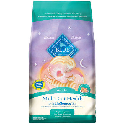 blue buffalo multi cat food