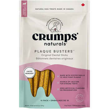 Crumps' Naturals Plaque Busters Original Dental Sticks 7" - 10 Pack product detail number 1.0