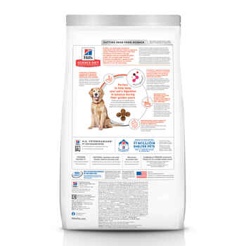 Hill's Science Diet Adult 7+ Perfect Digestion Chicken, Whole Oats & Brown Rice Dry Dog Food - 12 lb Bag