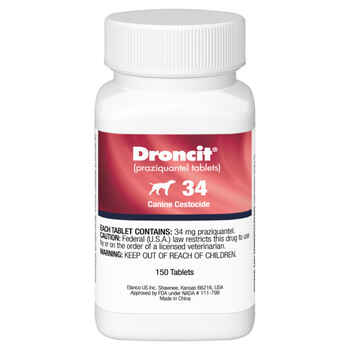 Droncit 34 Canine (sold per tablet) product detail number 1.0