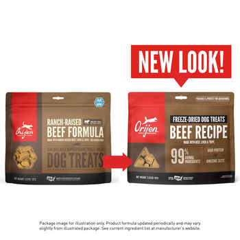 ORIJEN Ranch-Raised Beef Freeze-Dried Dog Treats 1.5 oz Bag