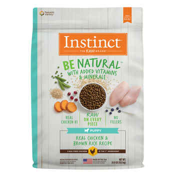 Instinct Be Natural Puppy Chicken & Brown Rice Recipe Dry Dog Food - 24 lb Bag product detail number 1.0