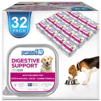 Forza10 Nutraceutic ActiWet Digestive Support Icelandic Fish Recipe Wet Dog Food 3.5 oz Trays - Case of 32 product detail number 1.0